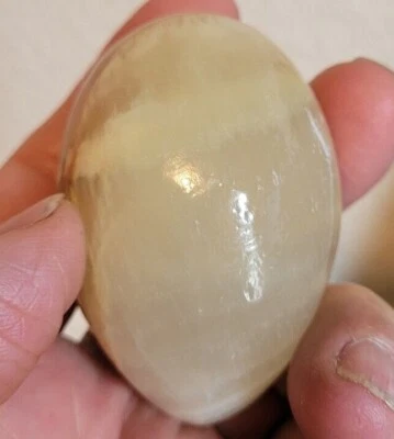 Beautiful Polished Egg. Handcrafted in Mexico. 170 grams. 2-1/2" x 1-3/4". - Image 1 of 4