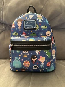 Disney World of Pixar Loungefly Mini Backpack - Picture 1 of 5