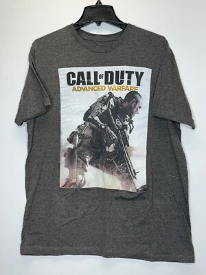 Мужская футболка Activision Call of Duty Advanced Warfare большая серая графика 2014 - Изображение 1 из 4