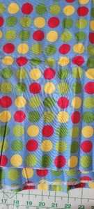 Tela de algodón punteada azul. Precortado a 27" x 42". - Imagen 1 de 1