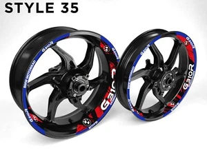 Pegatinas de calcomanía envolvente de llanta de rueda de motocicleta BMW G310R para ruedas de 17 pulgadas - Imagen 1 de 24