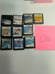 10 Nintendo DS Games Lot - Mario Party, Super Mario 64, Princess Peach, Yoshi - Picture 1 of 1