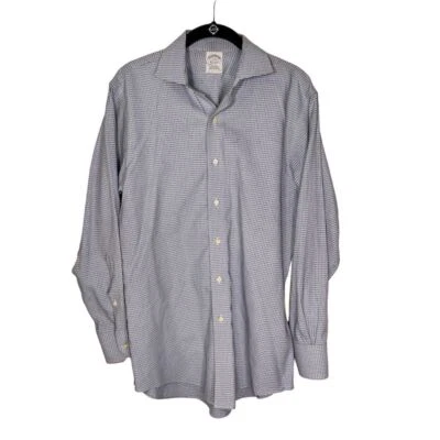 Brooks Brothers Men's Check Slim Fit Dress Shirt 15 Multicolor Long Sleeve - Image 1 of 4