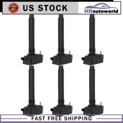 6 bobinas de encendido para Chrysler Pacifica 2018-2020 3,6 L V6 Jeep Grand Cherokee Foto 1 de 4