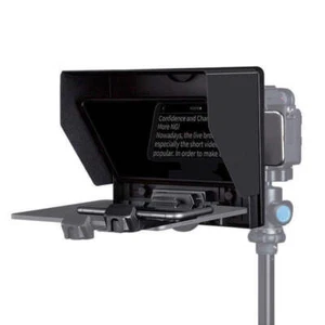 Teleprompter plegable portátil FEELWORLD TP10 de 10 pulgadas con anuncio de lente de control remoto - Imagen 1 de 10