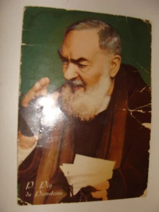 Postal del Padre Pío por causa para fraile católico del Padre Pío ahora San Pío - Imagen 1 de 2