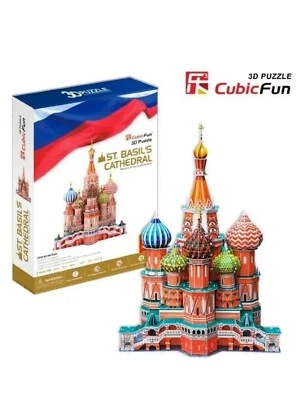 CubicFun 3D Puzzle St Basil's Cathedral Russia World’s Greatest Architecture NEW - Image 1 of 4
