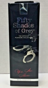 Fifty Shades of Grey You are Mine Metal Handcuffs, Lockable with 2 Key - Picture 1 of 6