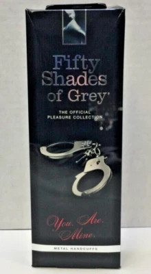 Cincuenta sombras de Grey You are Mine esposas de metal, bloqueables con 2 llaves Foto 1 de 4