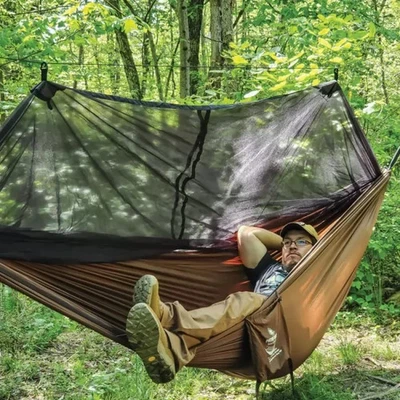 Pathfinder Jungle Hammock earth brown w/bug net NEW - Image 1 of 3