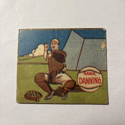 1943 M.P. & CO. (R302-1) Hank Danning NY Pobre Set Relleno Béisbol *Hacer Oferta* Foto 1 de 2