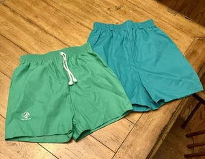 Stck. 2 SELTENE 70er Vintage Mädchen grüne Pfadfinder Uniform Shorts Größe 10 Jugend - Bild 1 von 11