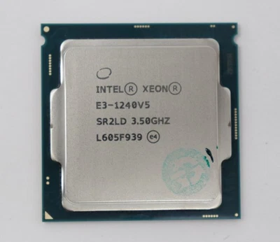 Intel Xeon E3-1240V5 Quad-Core 3.5GHz 8MB LGA1151 Server CPU Processor SR2LD - Image 1 of 2