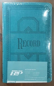 Boorum & Pease 66-150-R Account Book Record Ruling 150 Pages Sealed New 12"x7.5" - Picture 1 of 6
