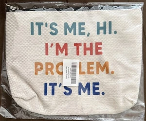 Taylor Swift Merch Makeup Bag The Eras Tour Canvas 10 x 8 Cosmetic Pouch NEW - Picture 1 of 2