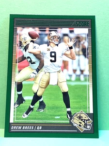 Tarjeta Drew Brees 2024 puntuación verde variación SP - Imagen 1 de 1