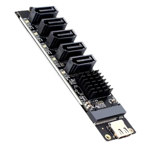Adapter Card TYPE-C to SATA to 5-Port SATA3 6Gbps USB10G Expansion Adapter3924 - Afbeelding 1 van 7