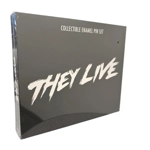 John Carpenter’s They Live Sammlerstück Emaille Pin Set Dachrinne Kleider Shout Factory - Bild 1 von 5