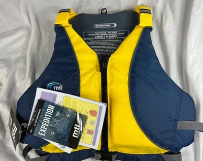 New W/ Tags MTI Expedition X Large Kayaking Life Vest - Image 1 of 4