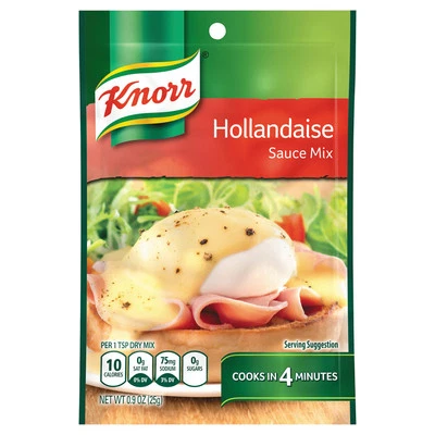 Knorr Hollandaise Sauce Pack of 12 0.9oz Easy French Flavor for Eggs Benedict Foto 1 de 3
