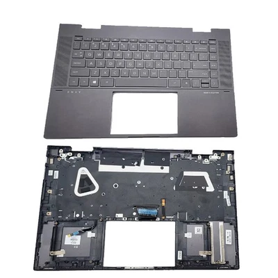 Новый для HP ENVY X360 15M-ES 15-EU 15M-EU Palmrest + с подсветкой США клавиатуры M45489-001 - Изображение 1 из 4