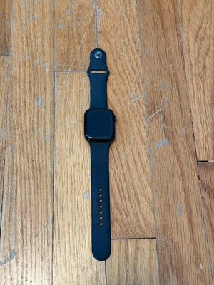 Apple Watch Series 8 45mm Midnight Aluminum Case & Sport Band M/L GPS+Cellular - Image 1 of 4