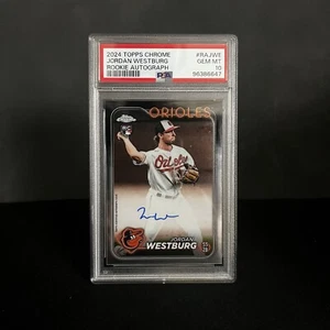 Jordan Westburg Rookie RC Auto PSA 10 2023 Topps Chrome Autograph RA-JWE Orioles - Picture 1 of 2
