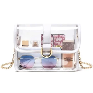 Clear Purse Clear Bag Stadium Approved Clear Crossbody Bag Gift For Women For Co - Picture 1 of 7
