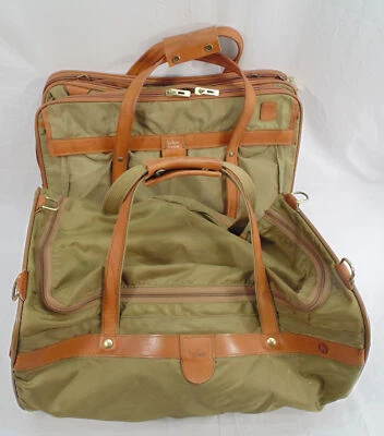 Vtg Lot 2  Hartmann Nylon & Leather Duffle Luggage Suit O Magic 747 Travel Bags - Image 1 of 4