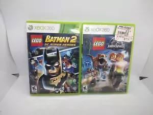 Lego Jurassic World Lego Batman 2 Xbox 360 Video Game A Lot With Manuals - Picture 1 of 13