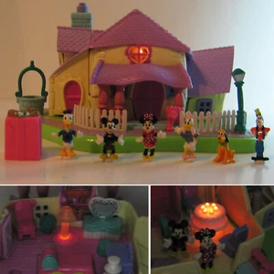 Mini Polly Pocket Disney Minnie's Surprise Party 1995 💯% Completo 💖 Bluebird - Foto 1 di 12