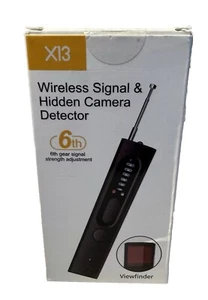 X13 Wireless Signal & Hidden Camera Detector – Anti-Spy Bug Finder, RF Scanner - Picture 1 of 5
