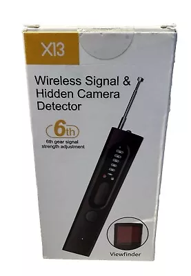 X13 Wireless Signal & Hidden Camera Detector – Anti-Spy Bug Finder, RF Scanner - Image 1 of 4