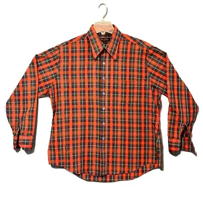 Smitty's of Arizona красный и черный клетку, карманы, классический крой мягкий длинным рукавом мужчин - Изображение 1 из 4