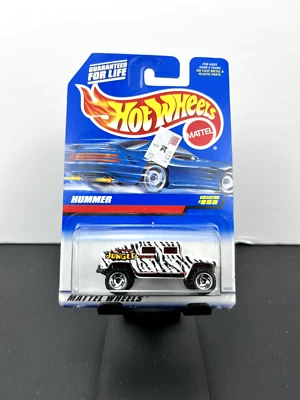 Hot Wheels 1998 Mainline Hummer Jungle Racer White Collector #858 - Image 1 of 2