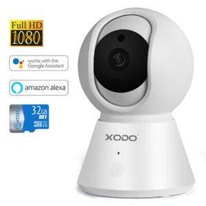 Cámara doméstica infrarroja inalámbrica XODO E6 WiFi Best Smart Home Security 1080p - Imagen 1 de 10