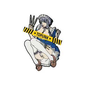 Touhou Project Sakuya Izayoi Maid costume Limited Metal Enamel Pin Badge - Picture 1 of 3