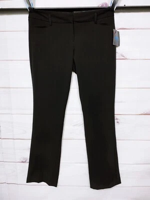 Pantalones Addiction para mujer talla 11/12 elásticos negros frente plano tiro medio Foto 1 de 4