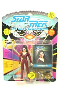 NUEVO *Sellado* STAR TREK Playmates TNG 5" Figura DEANNA TROI Skybox 1ª Temporada - Imagen 1 de 2