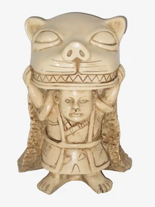 Estatuilla de Disfraz de Año Nuevo Chino Niño en Foo Perro - Imagen 1 de 9
