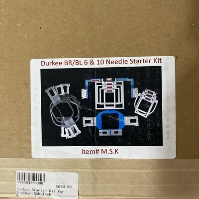 Durkee Embroidery Hoops Starter Kit for Brother Baby Lock 6 and 10 Needle NEW - Image 1 of 4