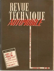 KFZ TECHNISCHE ZEITSCHRIFT 165 RTA 1960 SIMCA ARONDE P60 + LKW UNIC (2/2) - Bild 1 von 4