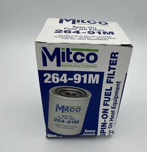 Mitco 264-91M Spin-On Heizölfilter 40 gph #2 epoxidbeschichtet 10 Mikron - Bild 1 von 6
