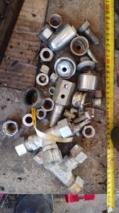 quantity of Assorted stainless steel and other white metal for melting 8.5kg - Bild 1 von 1