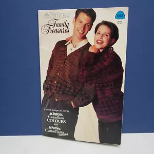 PATONS FAMILY TREASURES Sweaters Cardigans Canadiana Patterns Beehive #692 - Picture 1 of 6