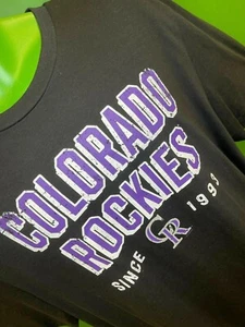 MLB Colorado Rockies Black T-Shirt Men's X-Large NWT - Picture 1 of 5