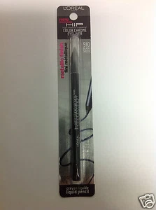 L'Oreal HIP Color Chrome Eyeliner Acabado Metálico #910 BLACK SHOCK NUEVO. - Imagen 1 de 2
