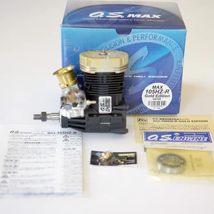 O.S. MAX-105HZ-R Gold Edition 80th Anniversary Model Engine - Picture 1 of 10