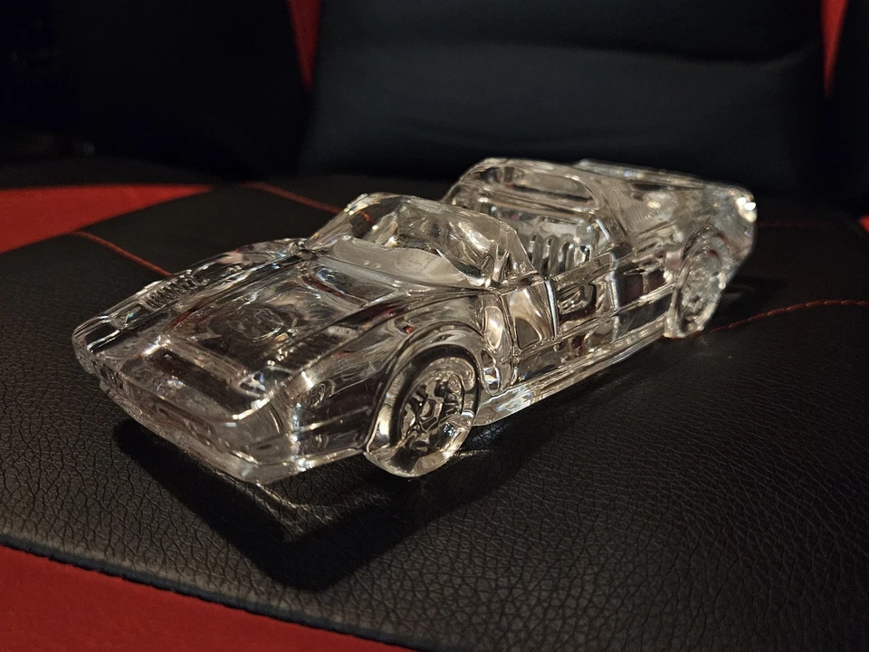 VINTAGE ORIGINAL FERRARI 328 GTS GLASS LEAD CRYSTAL CAR PAPER WEIGHT RARE - Image 1 of 4