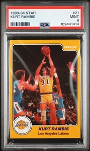 1983-84 Star #21 Kurt Rambis PSA 9 Los Angeles Lakers - Picture 1 of 2